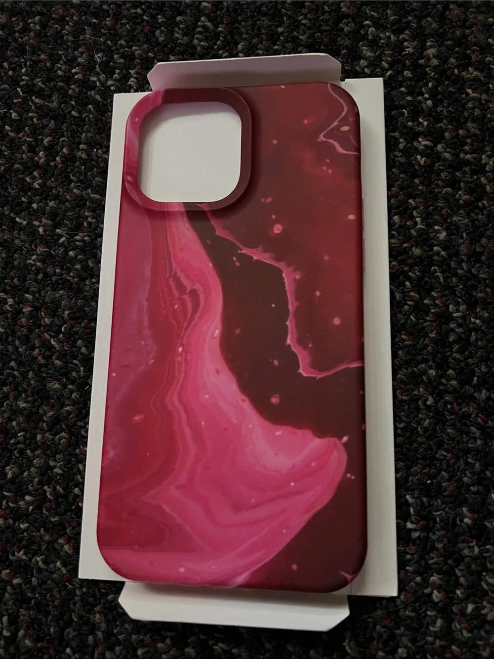 OtterBox Figura Series MagSafe Case - iPhone 13 Pro Max - Pink Marble Swirl